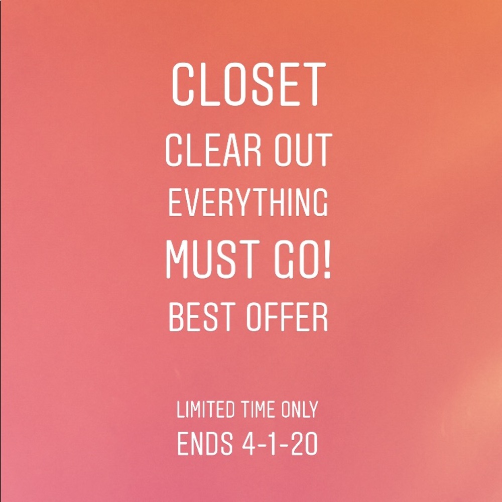 Closet clear out!!🚨